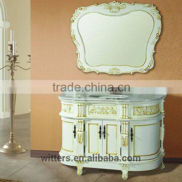 Hot Sale Bathroom Vanity Furniture Oak Solid Wood WTS161 photo-3