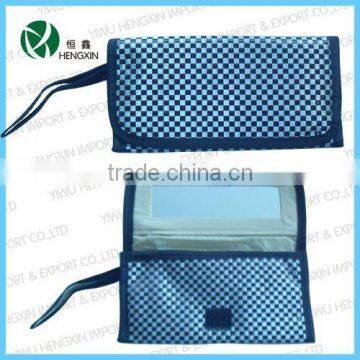 folding packaging bag,private label cosmetic bags,blue makeup bag