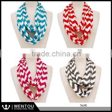 Wholesale Personalized Polyester Chevron Scarf