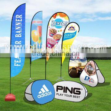 Outdoor Double Side Display A Frame Advertising Pop up Golf Club Display Stand photo-2