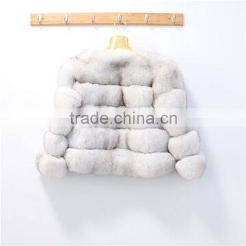 Factory New Fashion Women Fox Fur Coats photo-5