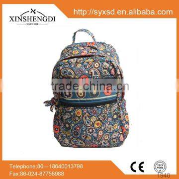 Loptop Backpacks,100% Cotton Quilted Large Capacity College Backpacks,school Bags photo-2