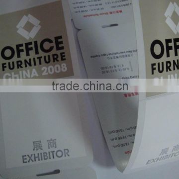 Guangzhou factory custom printing washing tag self-adhesive labels