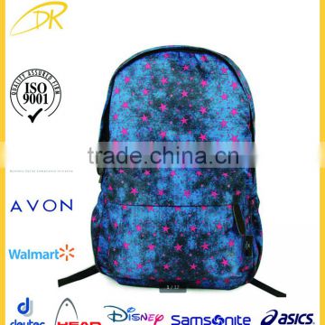 Walmart audit factory Customized travel sports promotional backpack for school children