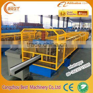 color steel gutter machine or drain roll forming machine