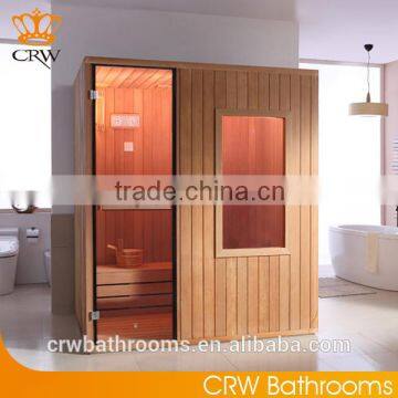 CRW AL0011 Prefabricated 2 Person Dry Sauna Room for Sale