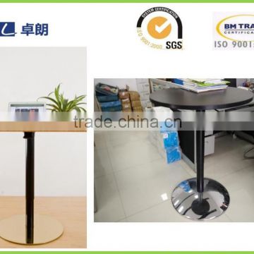 Sit to stand table for coffee tea by hydraulic