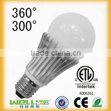 cUL e466963 1200lm CRI>80 wide angle 360 12W led bulb b22