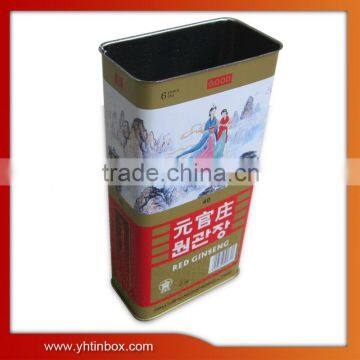 square tin box