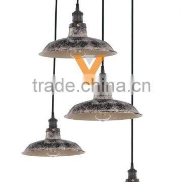 Manufacturer's Premium Industrial Pendant Lamp Urban Ban Chandelier Light Filament Snow White Metal Hanging Lamp