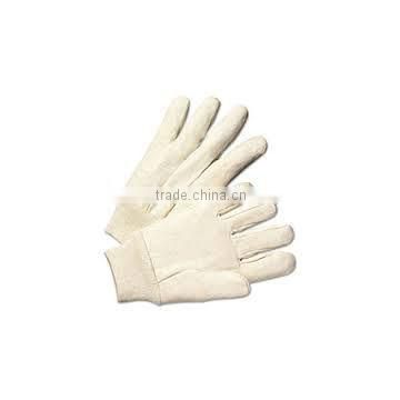 pvc dotted canvas cotton working gloves