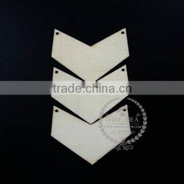 60*30mm natural wood log boomerang charm pendant charm DIY painting charm supplies 1800155