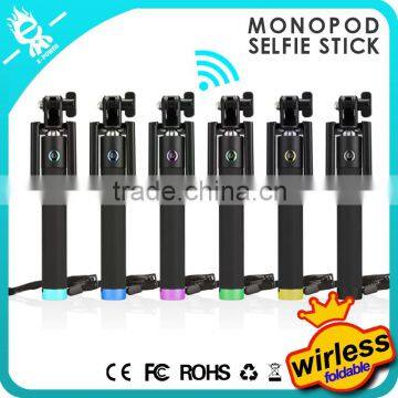 2015 new foldable monopod wholesale bluetooth selfie stick,Selfie-Stick With Shutter Bluetooth