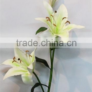 Artificial white lily for home decoration