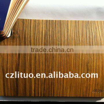 anti-weathering wood color pvc film for cabinet cover