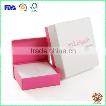 Luxury Custom Printed Matte Jewelry Box With Carrier Bag , Hot Selling Jewelry Box