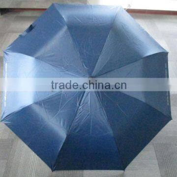 two folding wooden handle advertising umbrella