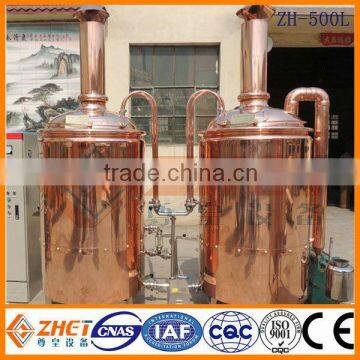 500l red copper&SUS304 brew kit/brew kits/beer brewing kits CE OEM manufacturer