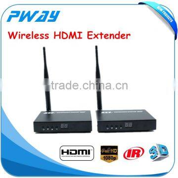 alibaba supplier Newest Pinwei PW-DT211W HDMI wireless Extender 50m (164ft) HDMI Extender with IR and HDMI looping out