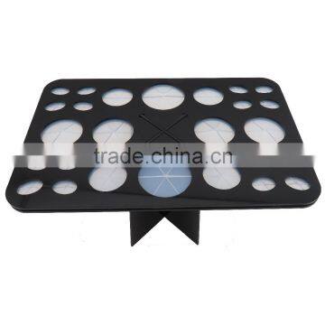 Lady Chinese Cosmetic High Quality Personalized Beautiful Acrylic Folding Collapsible Makeup Brush Holder photo-5