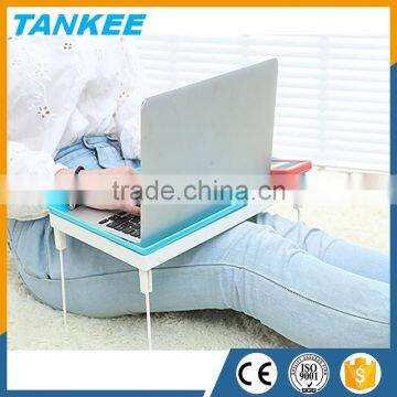 Laptop Table Notebook Desk Plastic Foldable Folding Bed Table Computer Desk