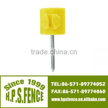 (China supplier) 2013 Hangzhou PP UV resistance wood post electric fence nail insulator