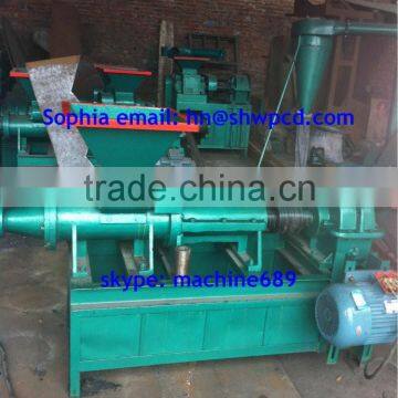 Coal and charcoal briquette extruder machine