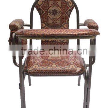 Assembled Folding & Knocked Down Muslim Prayer Chair for Elder - with Prayer Pad & Koran Pocket