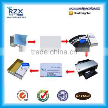 125KHZ Blank PVC ID Card Size CR80 for Thermal Printer