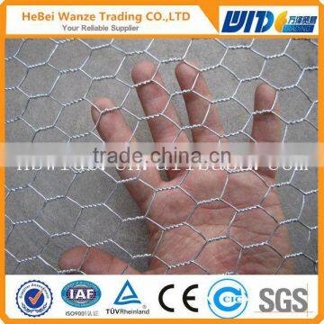 rockfall netting/hexagonal wire mesh Galvanized Hexagonal Chicken Wire Mesh