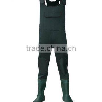 Waterproof Neoprene Chest Fishing Waders with boot