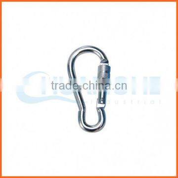 Factory price aluminum hook lock carabiner hook