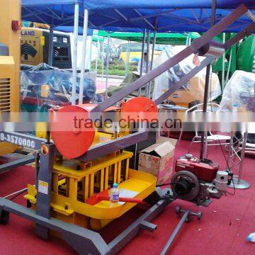 QM4-45 diesel mobile egg laying hollow brick machinery