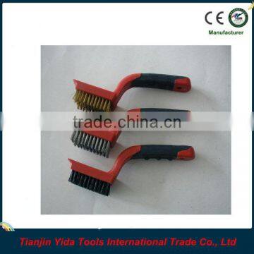 3PCS Two-color Rubbery Handle Scratch Brush