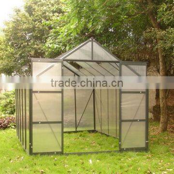 majestic garden building used for vegetable seeds polycarbonate garden greenhouse HX65126-1