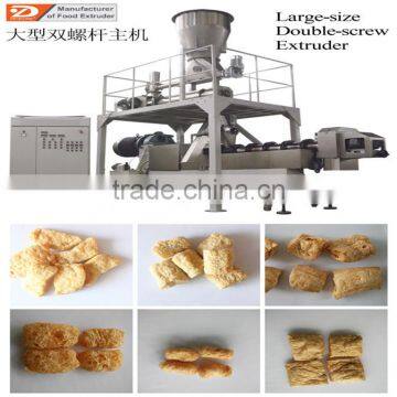 Textured vegetarian soya protein process line extruder machine