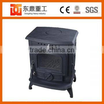 5KW Small Model Indoor Wood Burning Stove/ Fireplace With Enamel Product photo-6