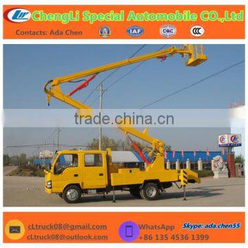 24m aerial working platform hydraulic jack lift truck