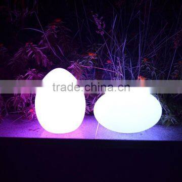 Egg Shape Wireless Induction Charge Water Floating IP68 LED Garden Light Ball With IR/RF/APP Remote Control photo-3