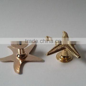 Customized Color Metal Alloy Ocean Style Sea Star Knobs photo-3