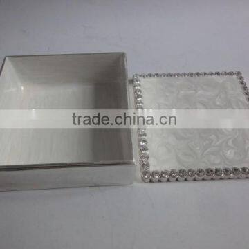 Enamel Jewelled Metal Alloy Trinket Box Jewel Box photo-2