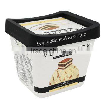 Customized Different Size IML Ice Cream Box, Disposable Ice Cream Packaging Design Manufacturers photo-3