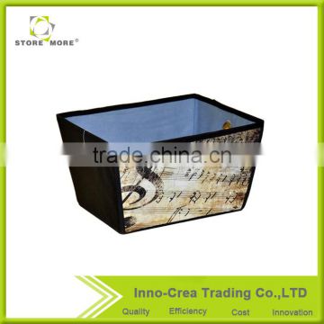 Front PP Printing Household Nonwoven Foldable Storage Box