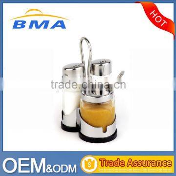 LFGB Storage Bottles & Jars Type Salt and Pepper Glass Cruet Set photo-6