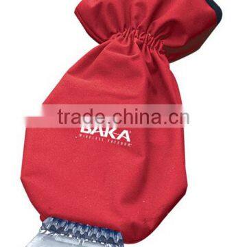 15052317 Red Waterproof Dry Ice Scraper With Glove Car Ice Scraper Glove photo-3