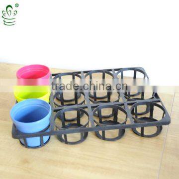 Plastic gardening seed tray with 12 plug holes(size: 46x27.5x6cm)