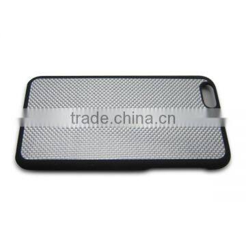 Paint PC Bottom + Silver Carbon Fiber Protective Cover for IPhone 6 Carbon Fiber Case photo-4