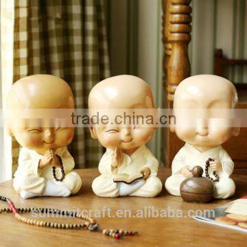 Resin Little Monk Statue Baby Buddha Statue photo-2