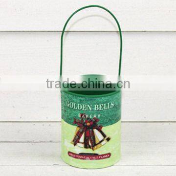 autumn new design small bell picture bucket flower pot