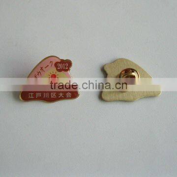 Printing Metal badge with epoxy coating